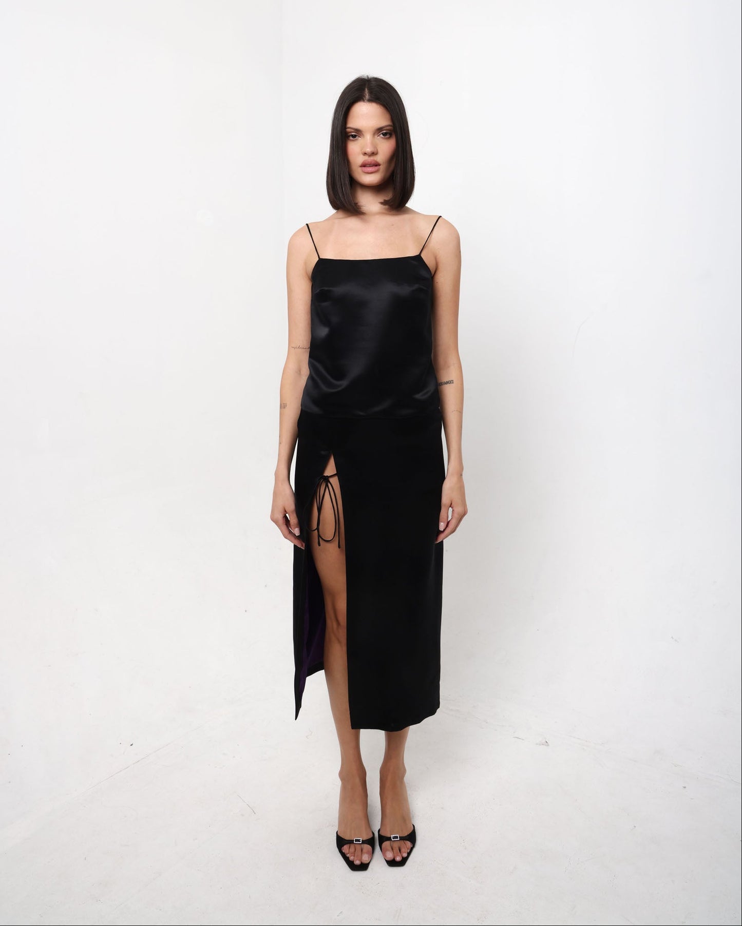 Taglio Skirt in Black
