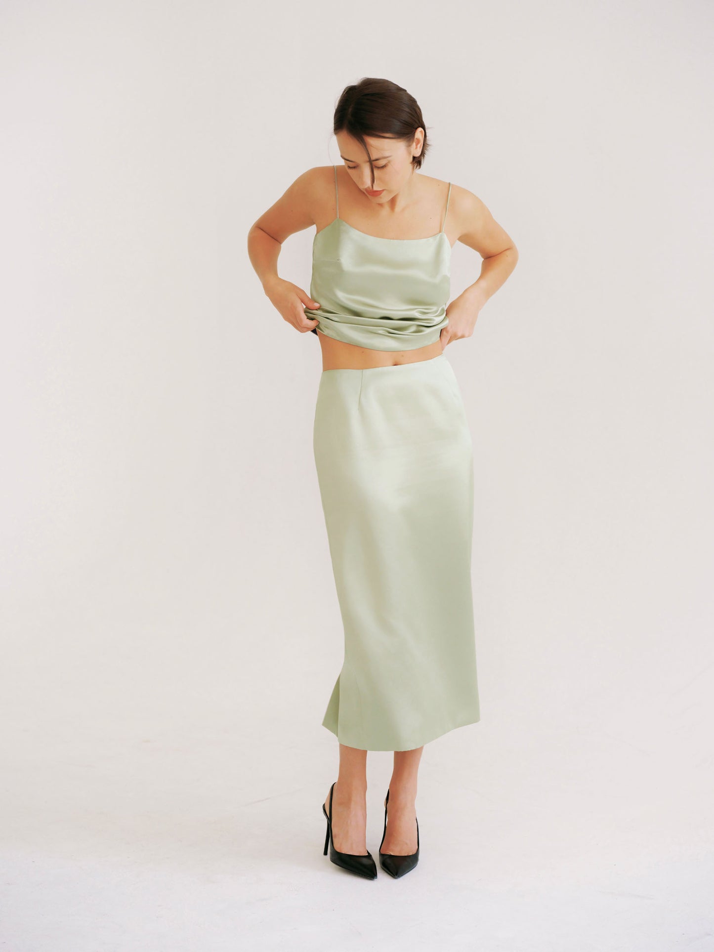 Camille Top in Eucalyptus