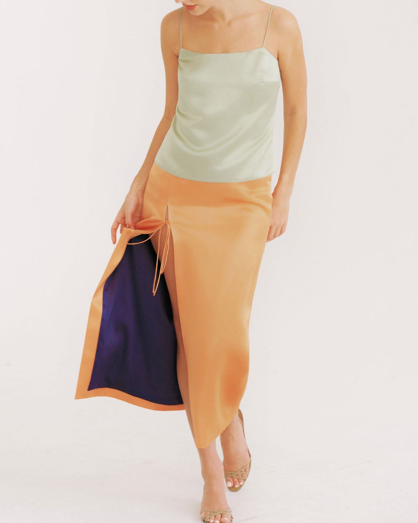 Taglio Skirt in Copper