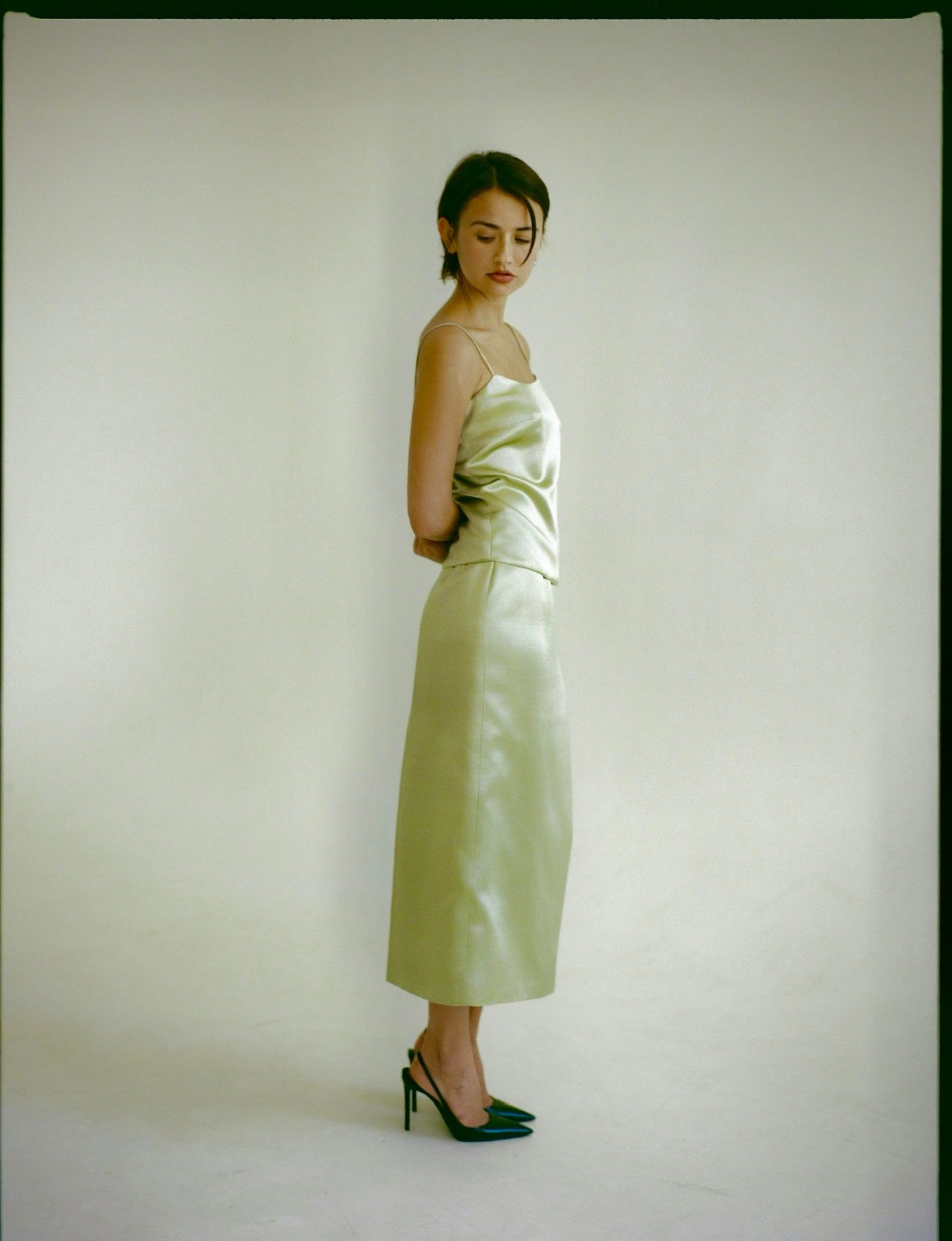 Sasha Skirt in Eucalyptus