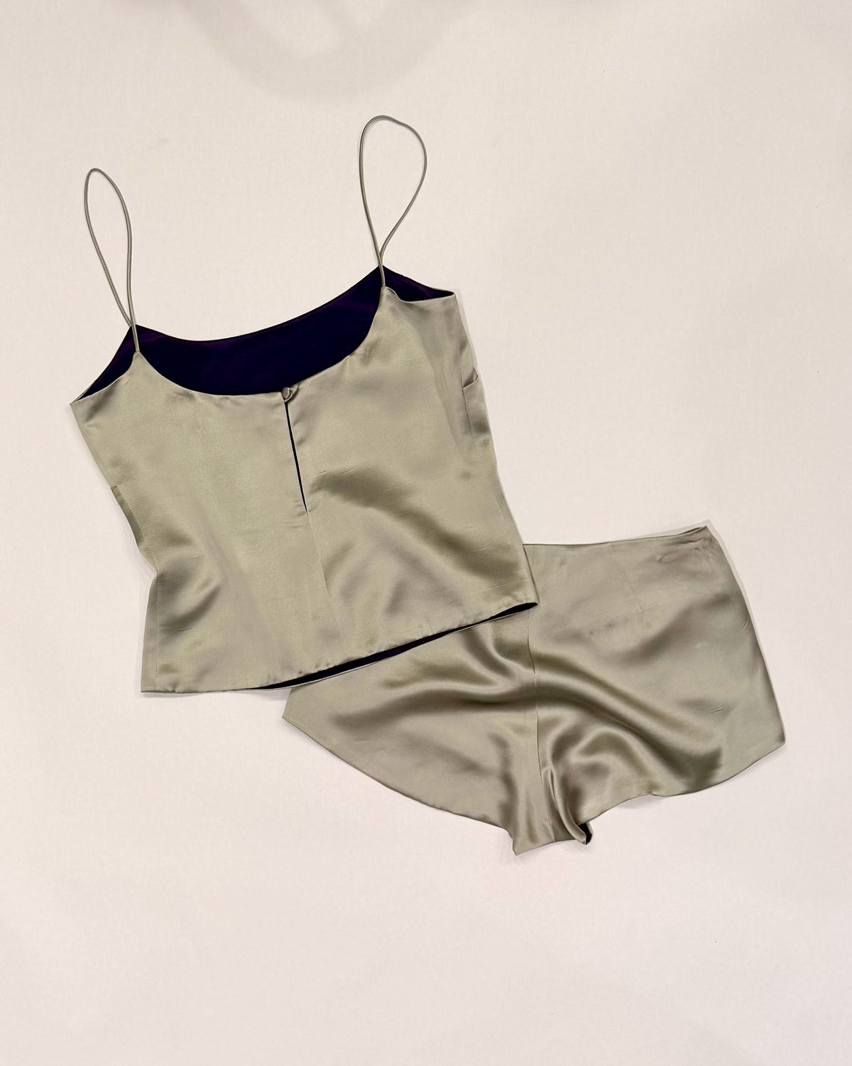 Alexandra Short in Eucalyptus Shantung