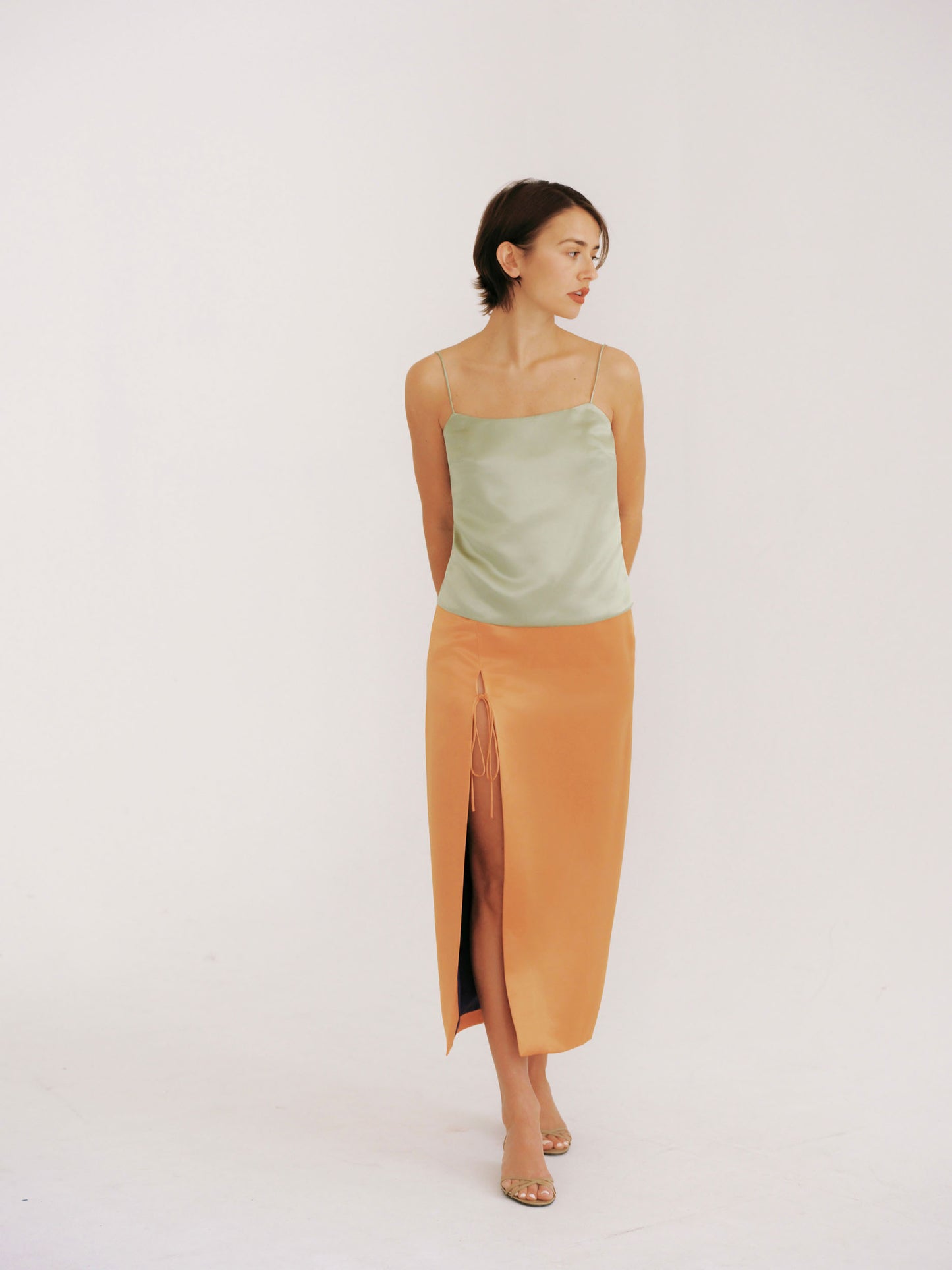 Taglio Skirt in Copper
