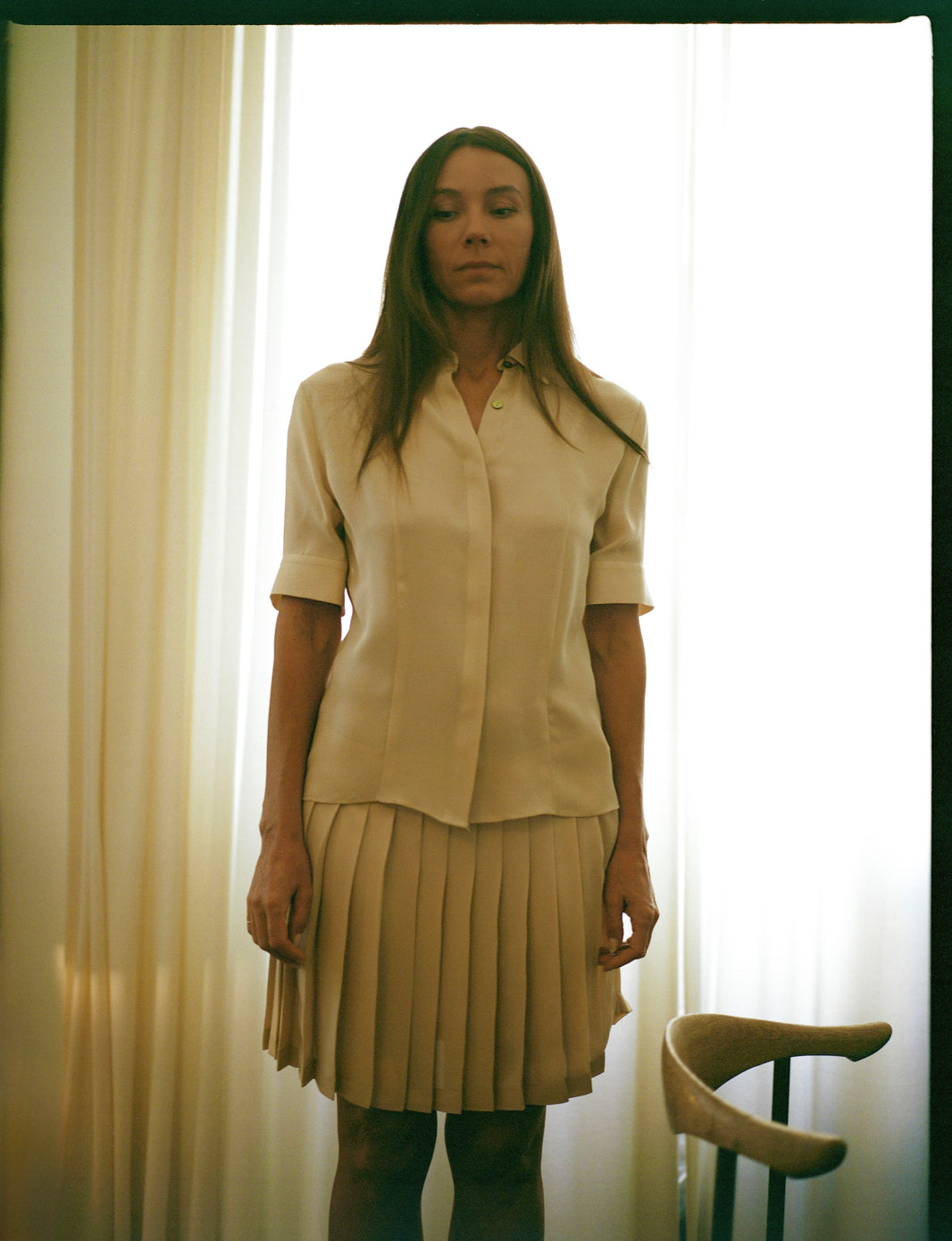 Natasha in Polina Skirt & Salvatore Top