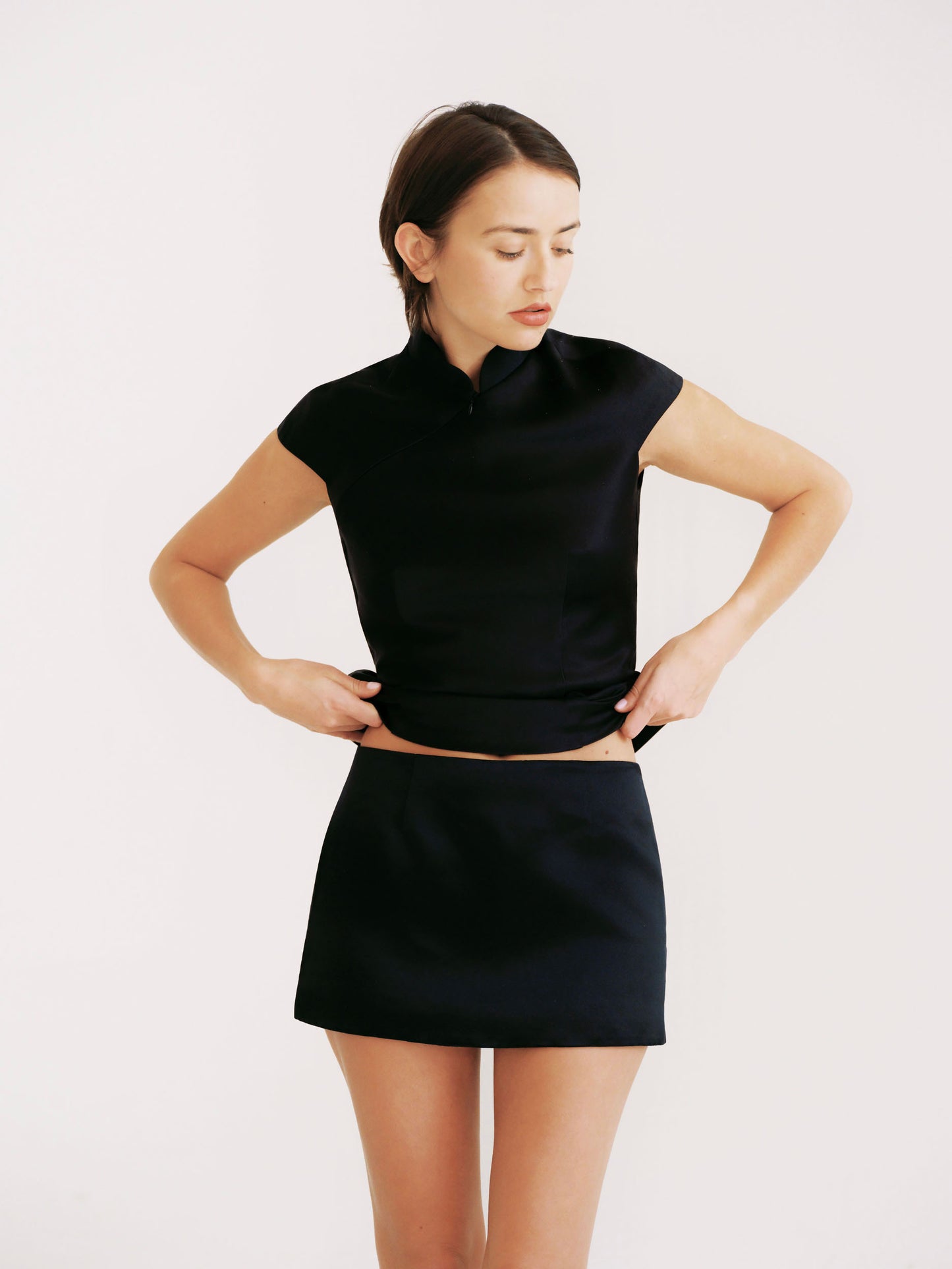 Helen Mini Skirt In Black
