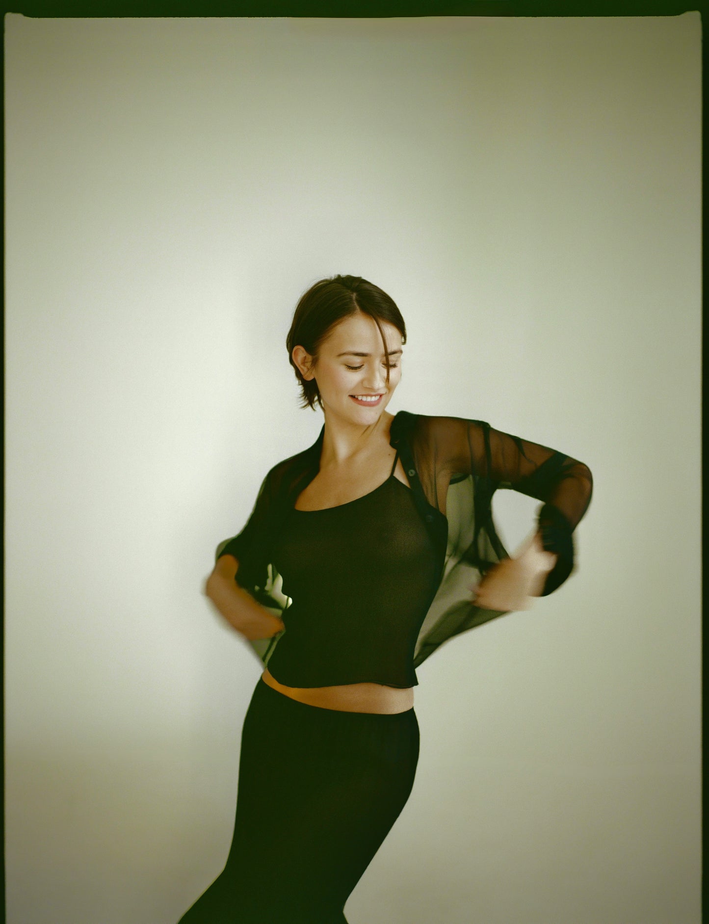 Gigi Camisole Top in Black