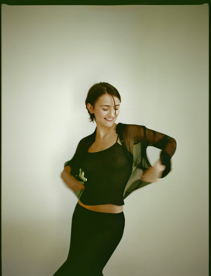 Gigi Camisole Top in Black